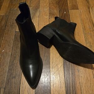 Black Leather Sole Shoes